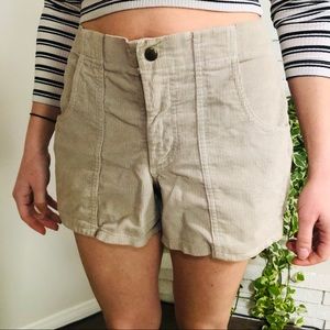 Vintage American Apparel Corduroy Gray Shorts
